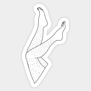 HOT LEGS Sticker